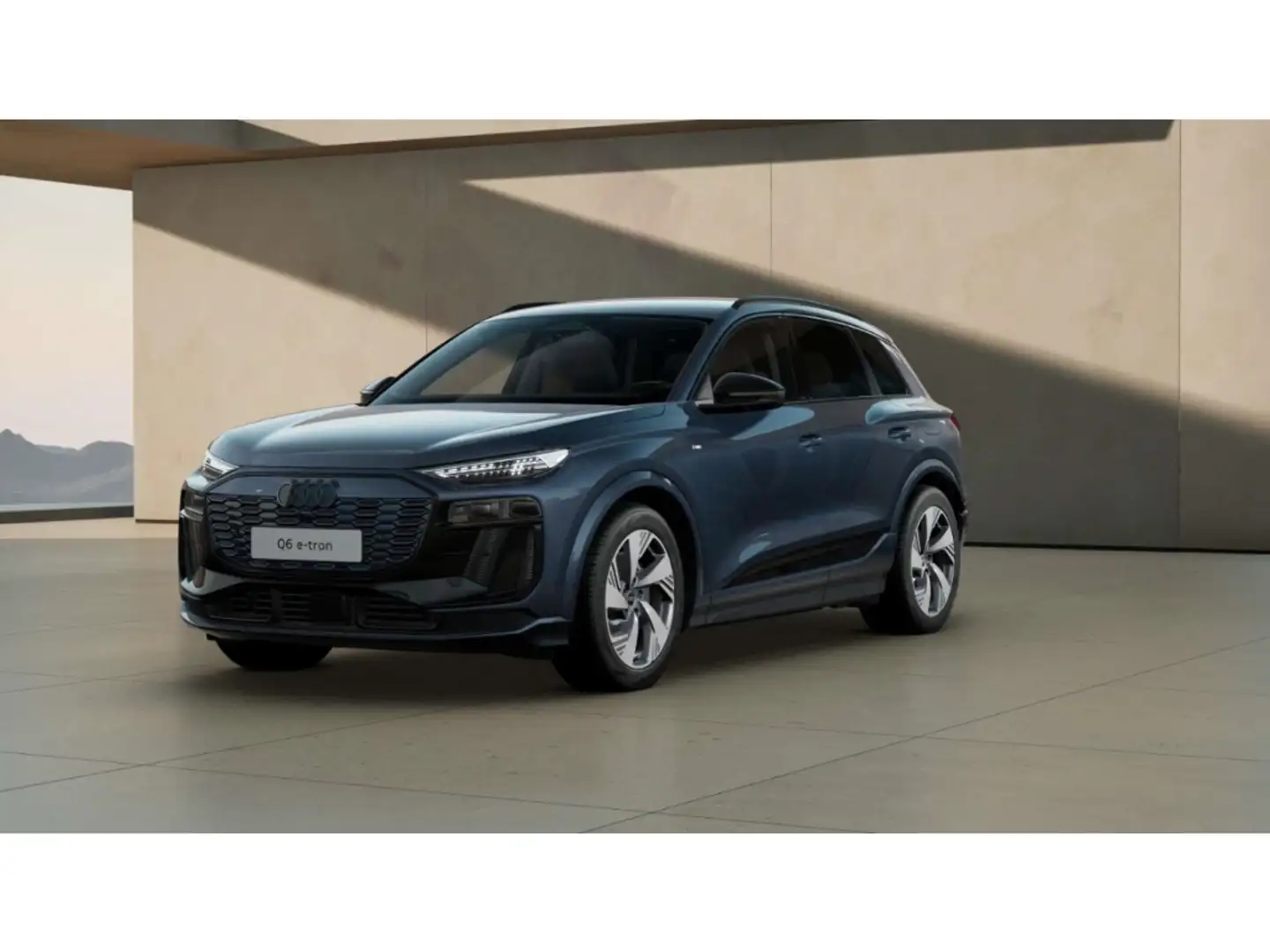 Audi Q6 e-tron SUV S line Blau - 2