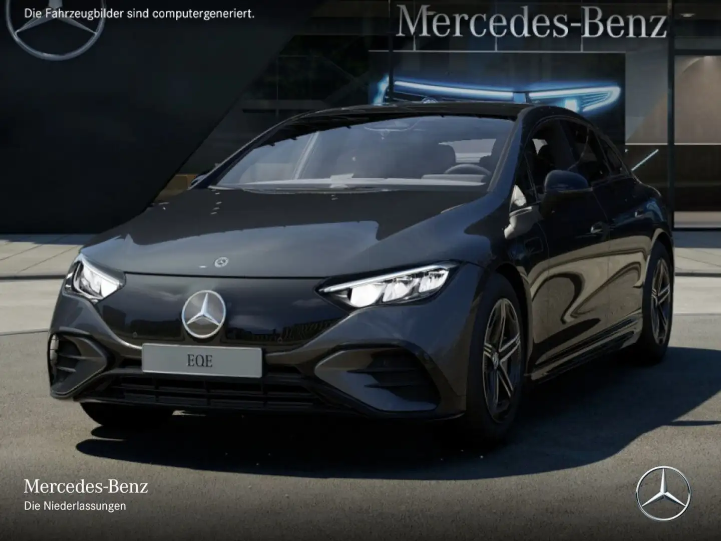 Mercedes-Benz EQE 350 AMG WideScreen Pano Distr. LED Night PTS Grau - 2