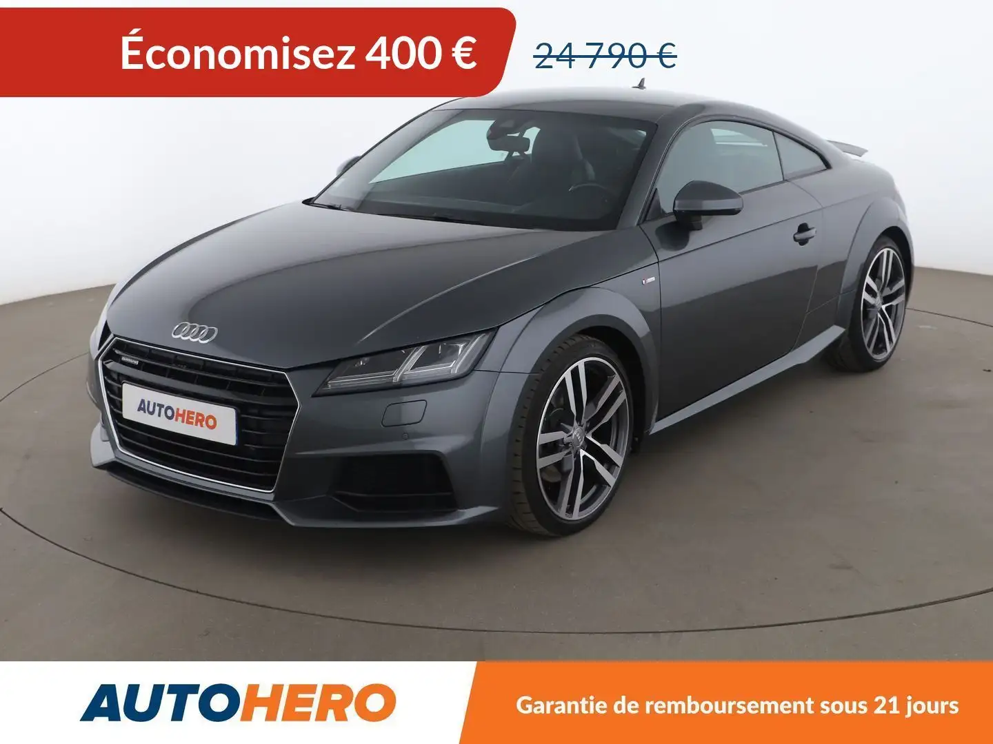 Audi TT Coupé 2.0 TFSI S Line Quattro S Tronic Gris - 1
