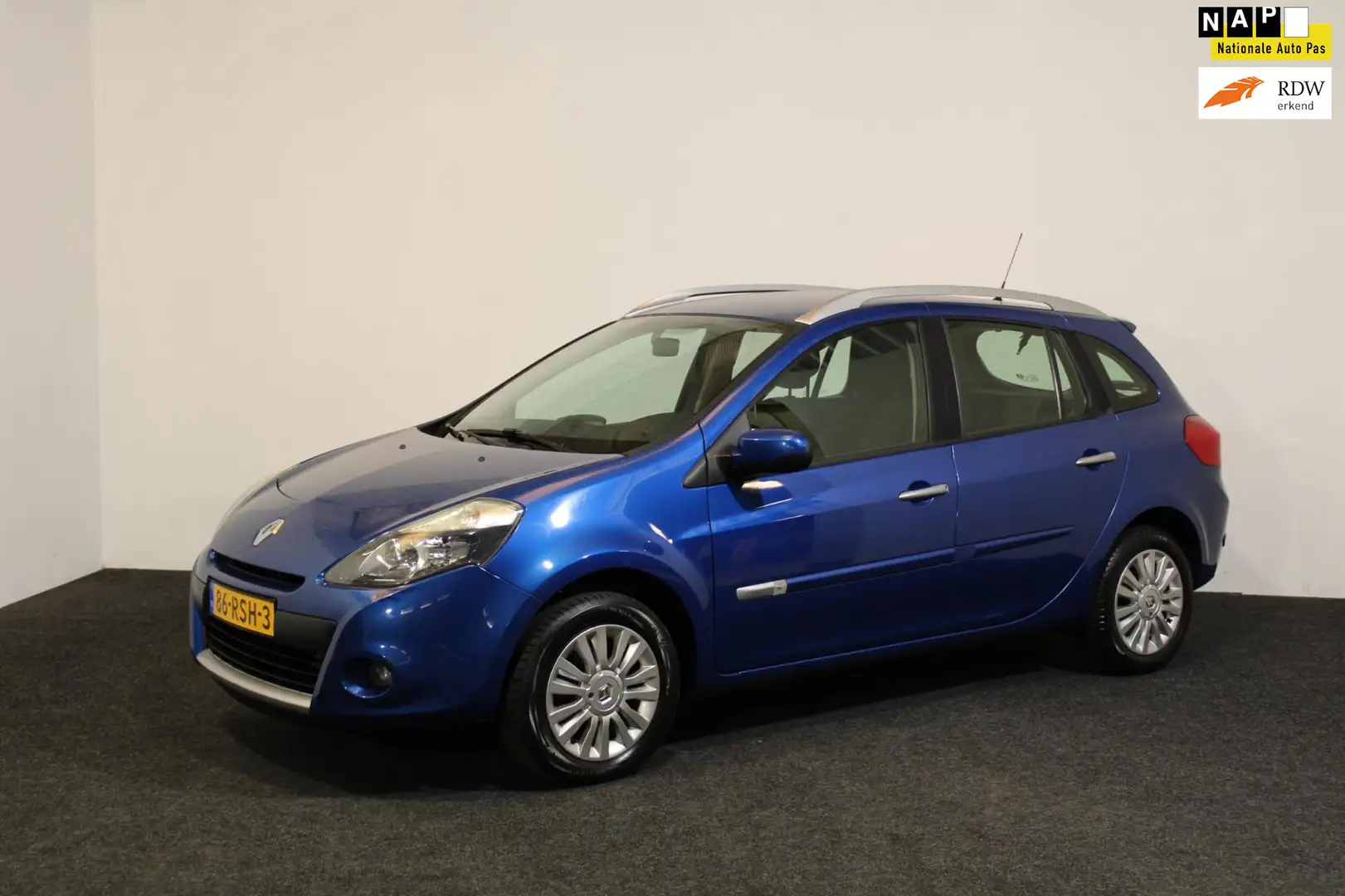 Renault Clio Estate 1.2-16V Collection - 2011- Zuinig & Ruim - Bleu - 1
