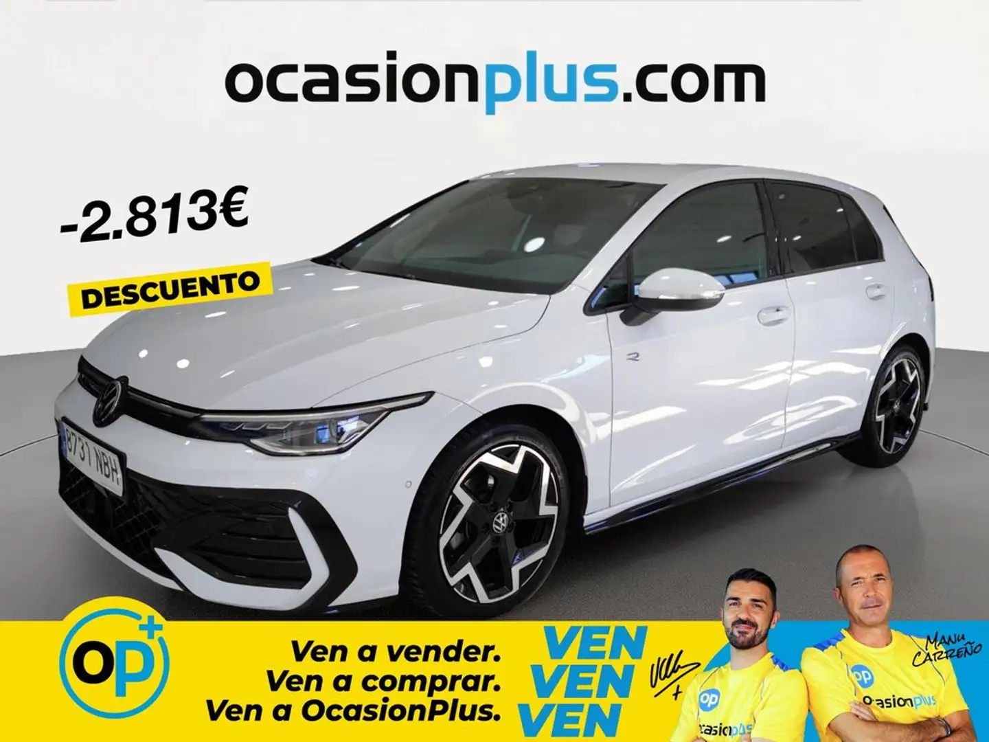 Volkswagen Golf 2.0TDI R-Line DSG 110kW Blanco - 1
