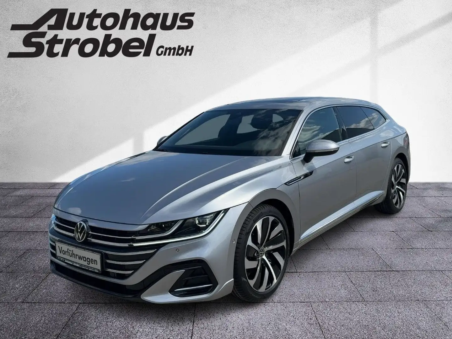 Volkswagen Arteon Arteon Shootingbrake 2.0 TDI DSG R-Line 4M AHK L Silber - 2