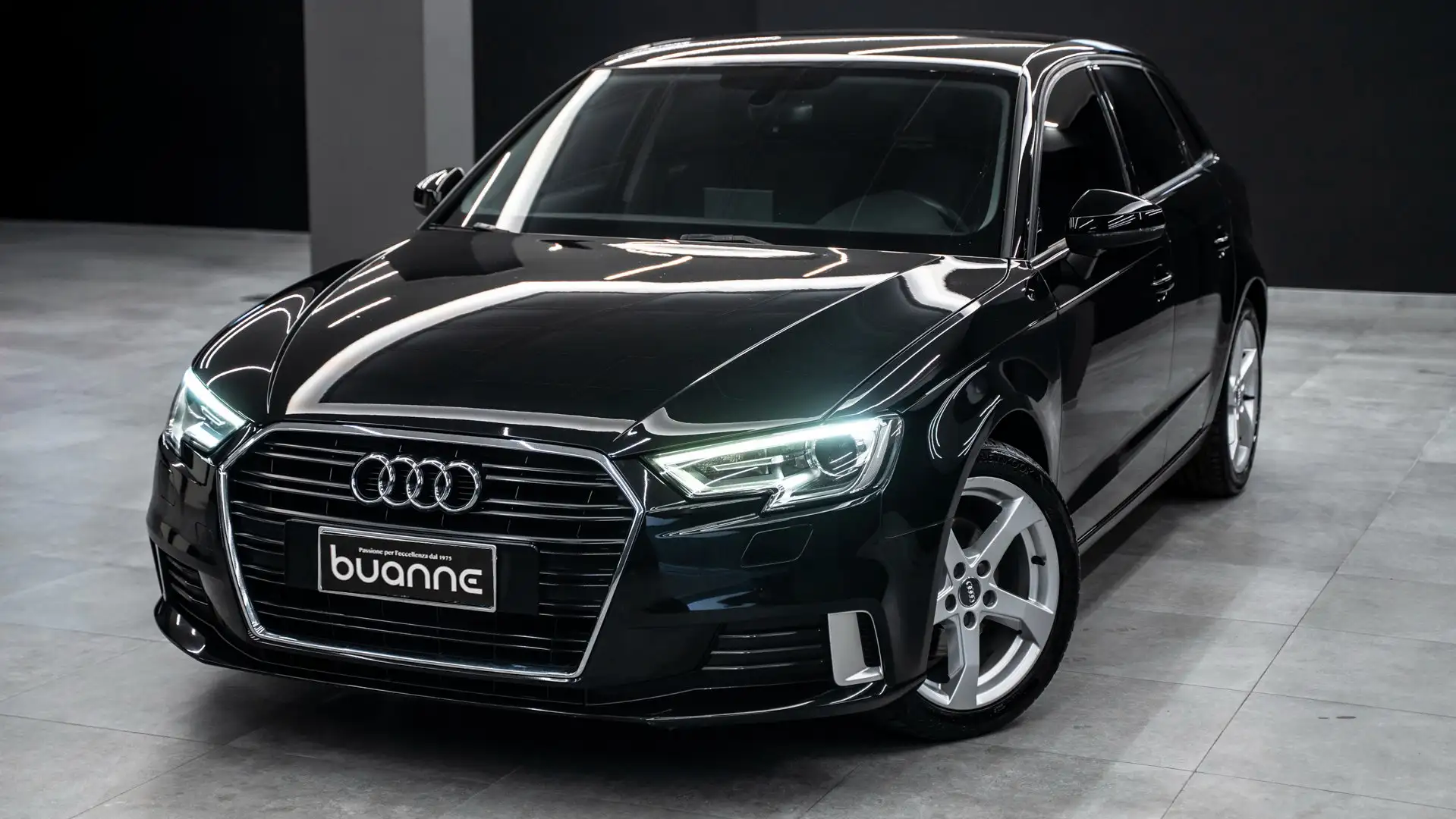 Audi A3 SPORTBACK SPB 1.6 TDI 110CV FULL LED UFF. ITALIANA Nero - 1