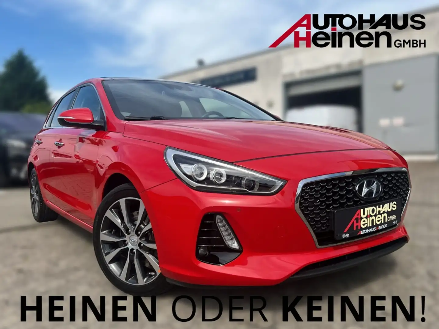 Hyundai i30 Premium 1.4 T-GDI El. Panodach Navi LED ACC Apple crvena - 1