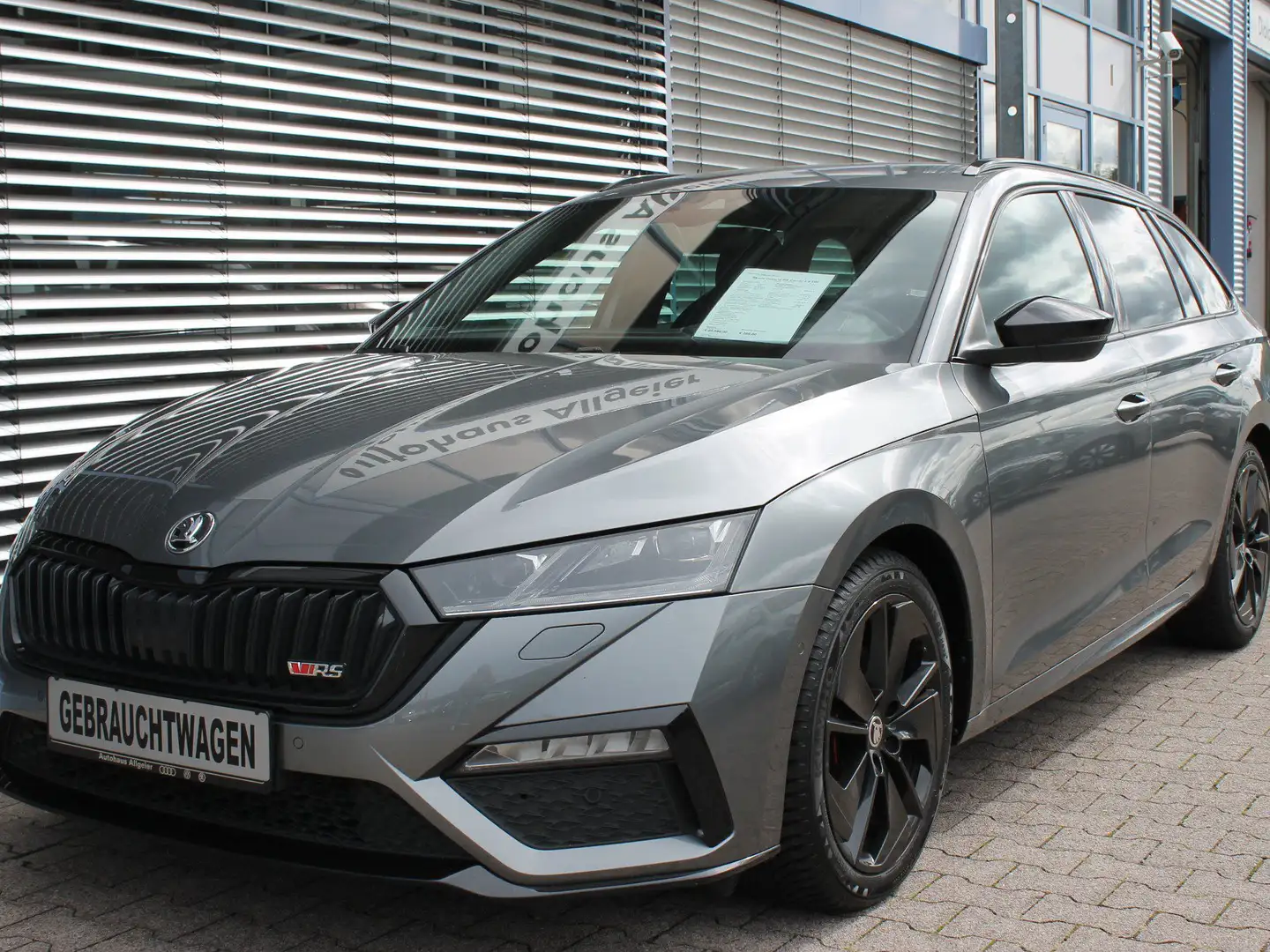 Skoda Octavia Combi RS 2.0 TDI *AHK/ParkAssist/LaneAssist/Navi* Gris - 1