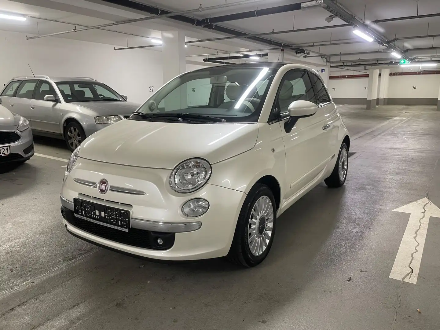 Fiat 500 Weiß - 1
