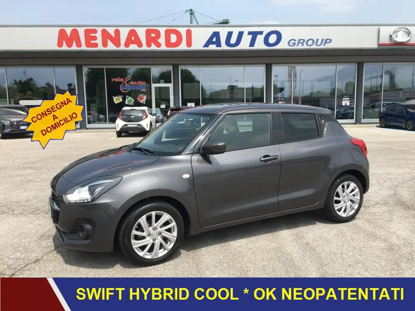 Suzuki Swift 1.2 Hybrid Cool OK NEOPATENTATI * IBRIDA Grigio - 1