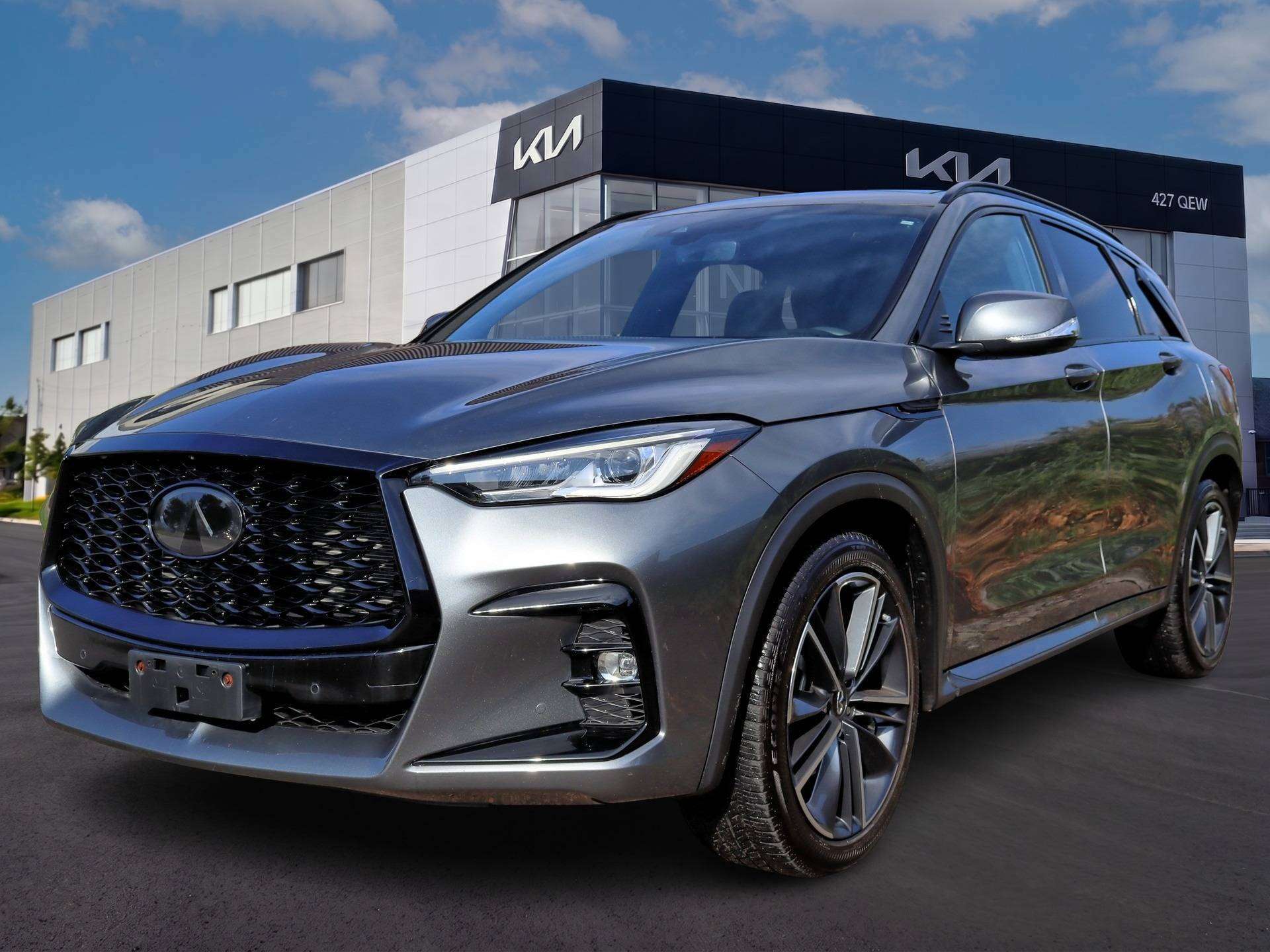 Gray 2023 INFINITI QX50 SUV / Crossover All-Wheel Drive Automatic
