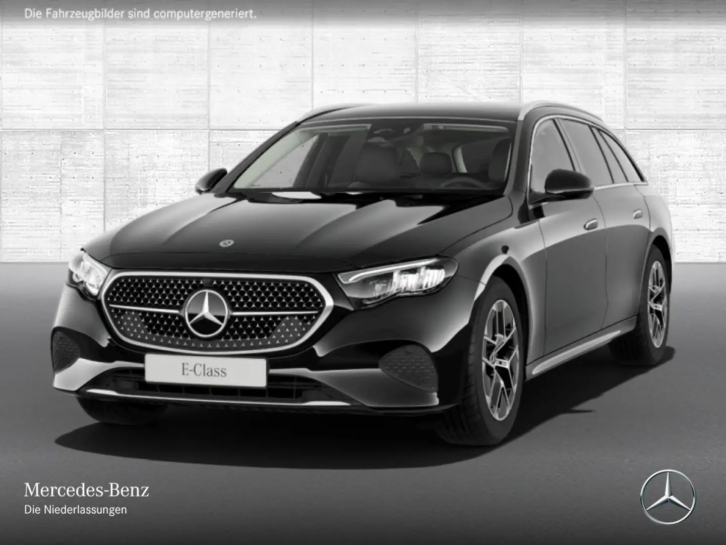 Mercedes-Benz E 220 d T Avantgarde Distr. LED Kamera Totwinkel Schwarz - 2