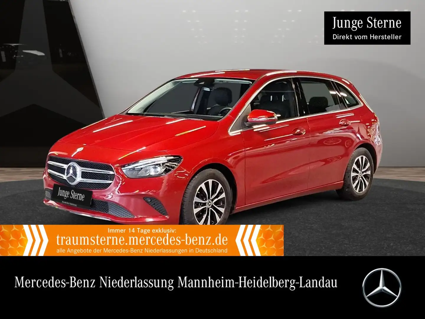 Mercedes-Benz B 200 PROGRESSIVE+AHK+LED+KAMERA+7G Rot - 1