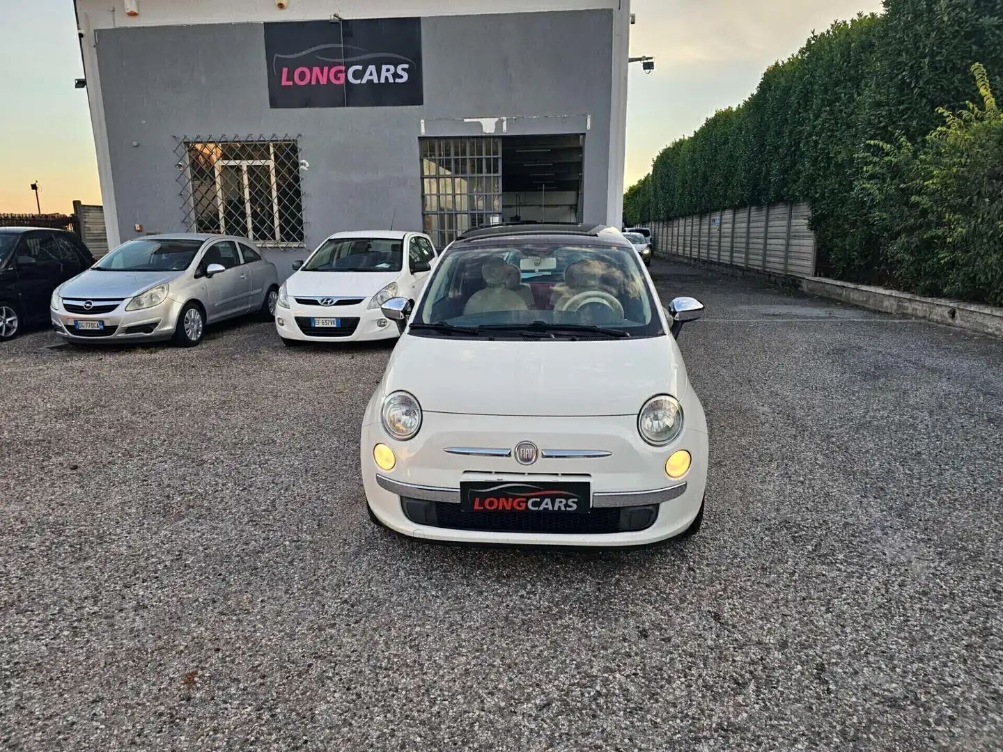 Fiat 500 500 1.2 Lounge Neopatentati Bianco - 1