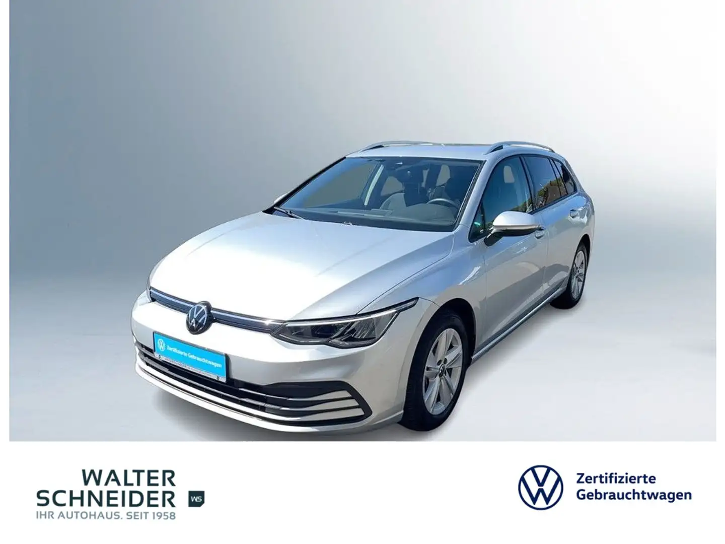 Volkswagen Golf Variant 2.0 TDI DSG Life AHK Navi LED ACC Срібний - 1