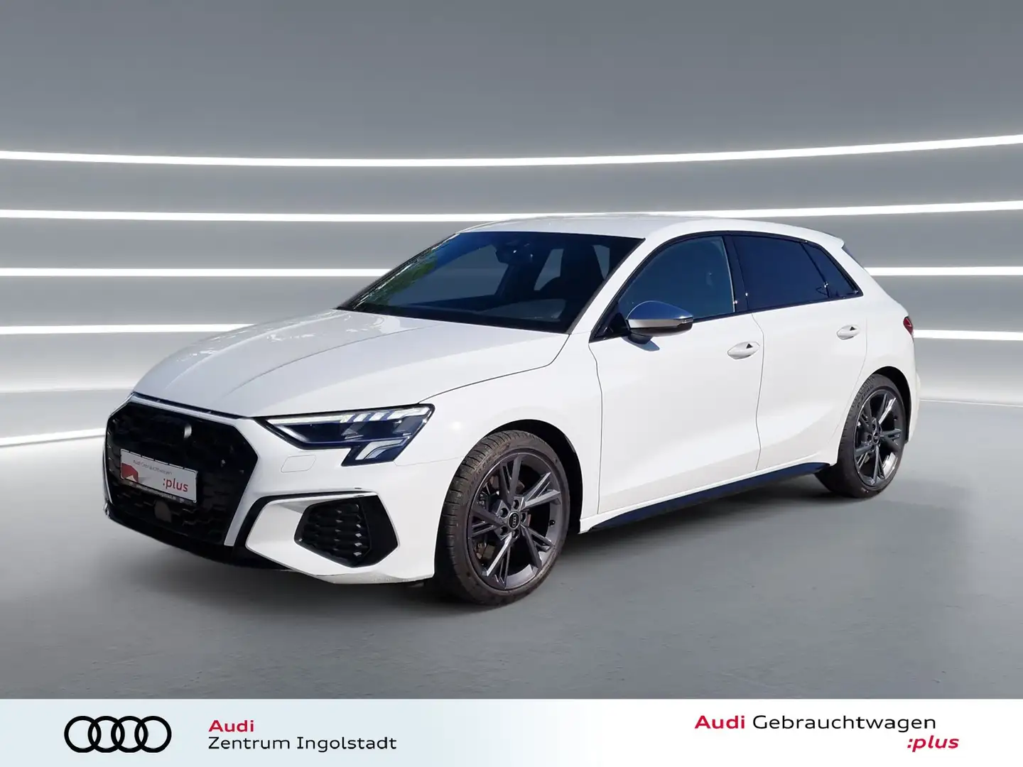 Audi S3 Sportback TFSI NAVI Optikpaket-Schwarz+ GRA Weiß - 2