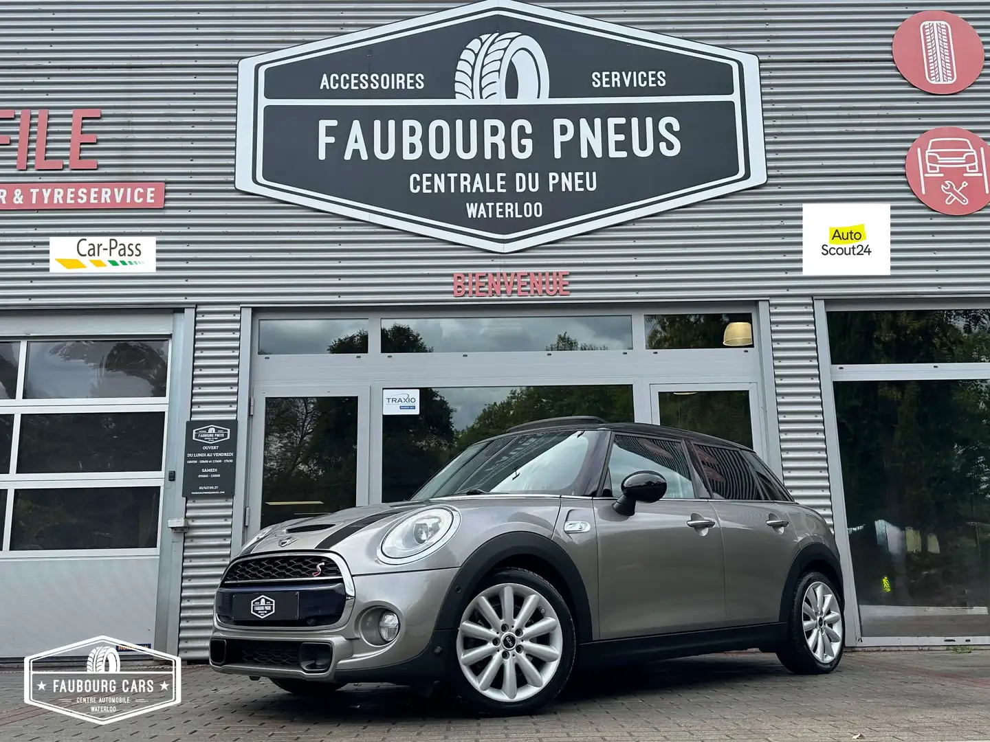 MINI Cooper S *1-PROPRIETAI/1-OWNER*TVA-21%-VAT*PANO*LED*CAMERA* Grau - 1