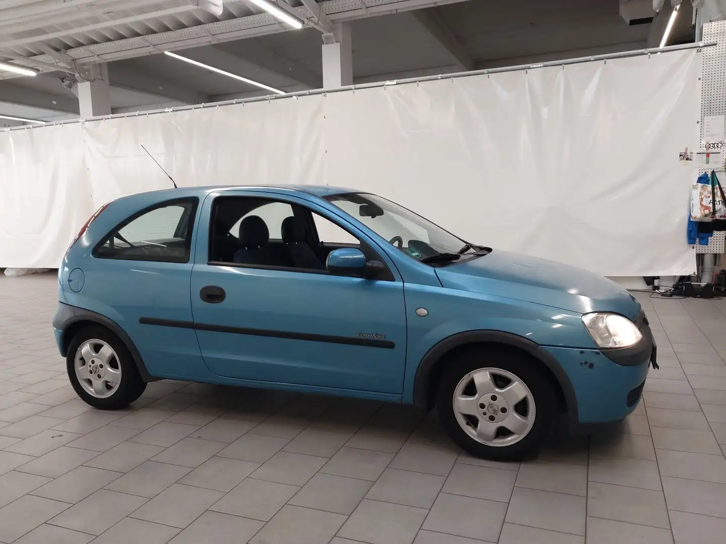 Opel Corsa 1.2i.75PS.Eu4. Klima, EFH. ABS. Servo. TÜV NEU Blau - 1