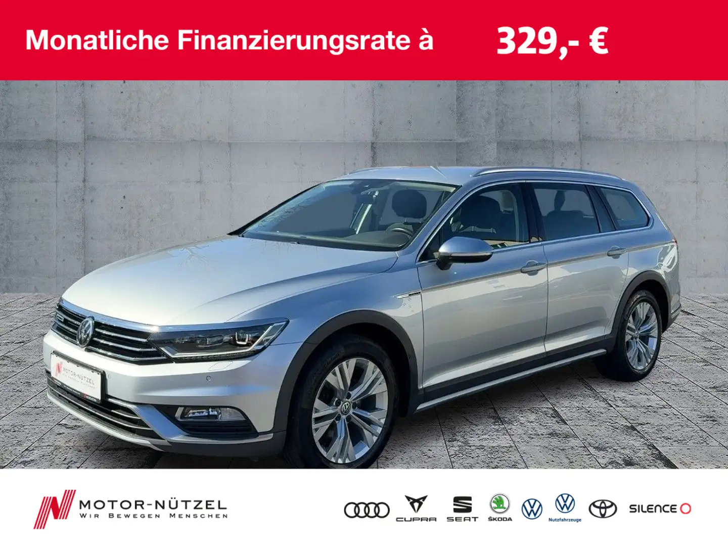 Volkswagen Passat Alltrack Passat Variant Alltrack 2.0TSI4M LED+NAV+ACC+RFK Stříbrná - 1