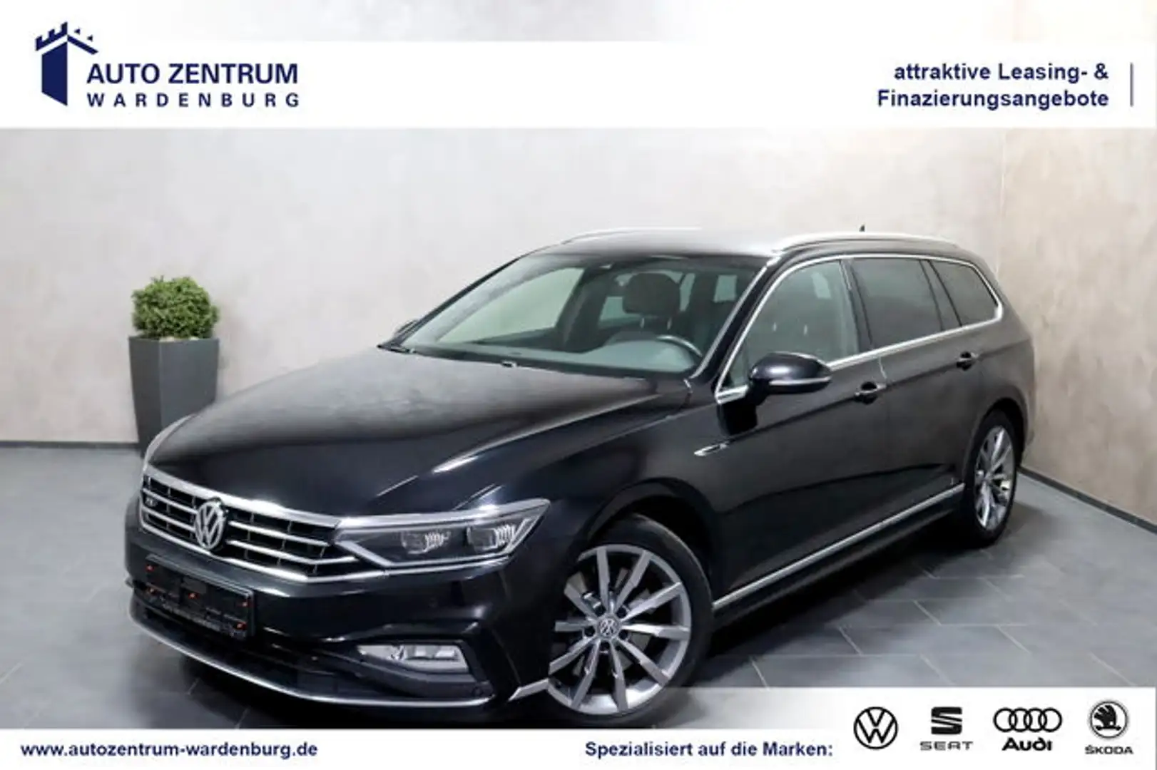 Volkswagen Passat Variant 4M R-Line KAMERA LEDER DCC ACC Negro - 1