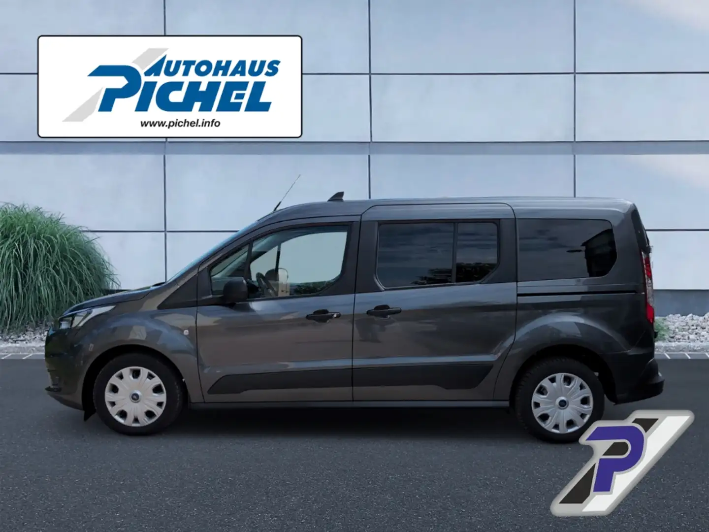 Ford Transit Connect Kombi Trend KLIMAUTO+AHZV+PPS VO/HI+GETÖNTE SCHEIB Grau - 2