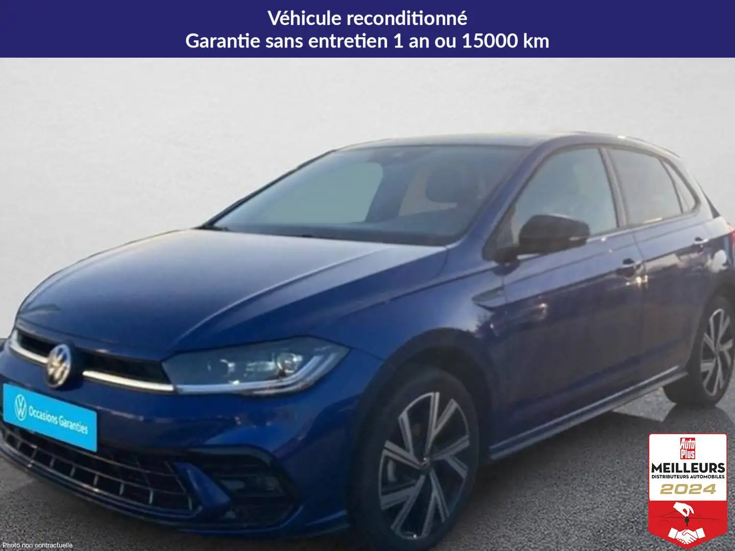 Volkswagen Polo 1.0 tsi 95 s\u0026s bvm5 r-line Bleu - 1