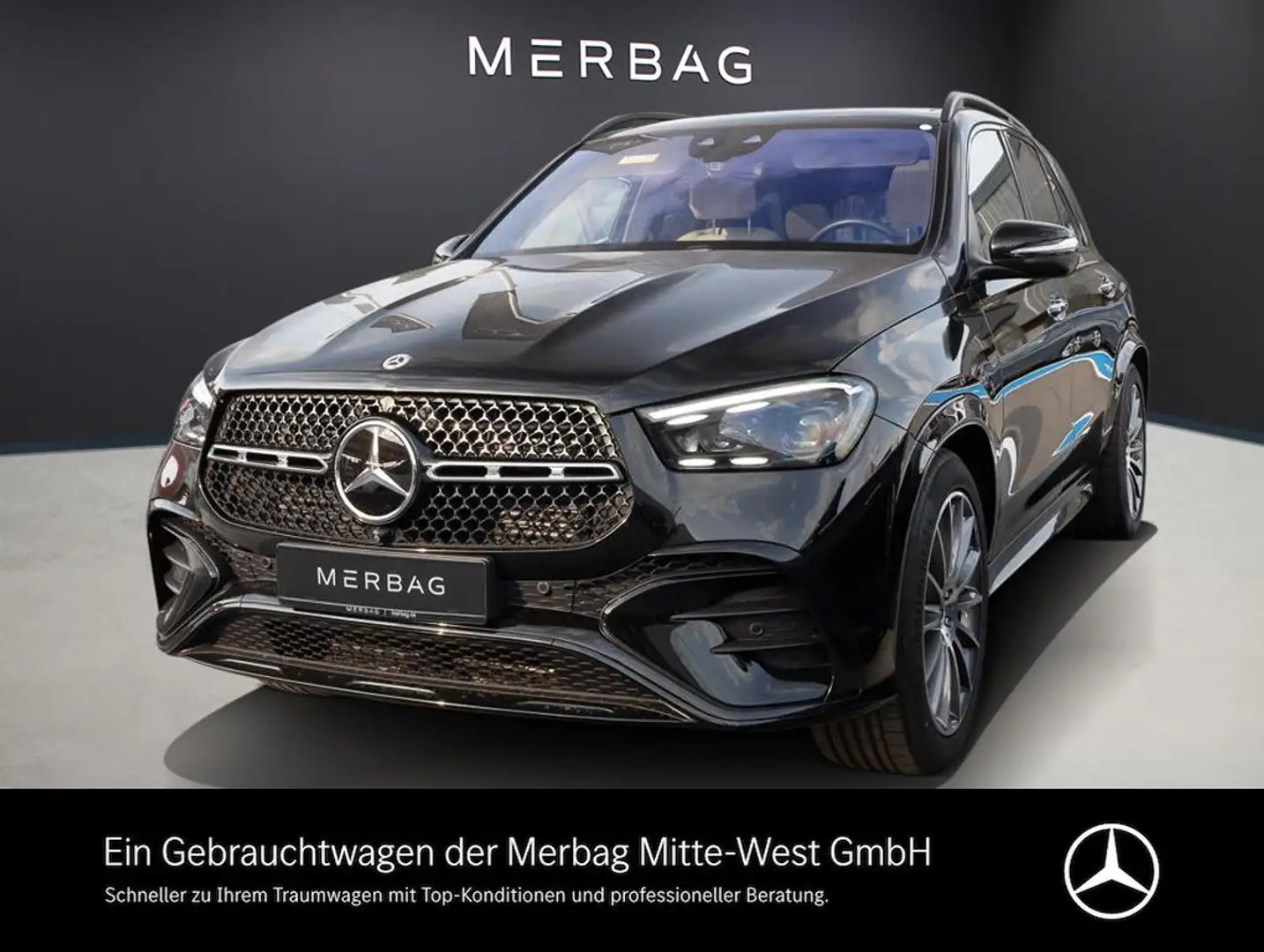 Mercedes-Benz GLE 400 e 4MATIC ACC AHK LED Luft Navi Pano SD Schwarz - 1