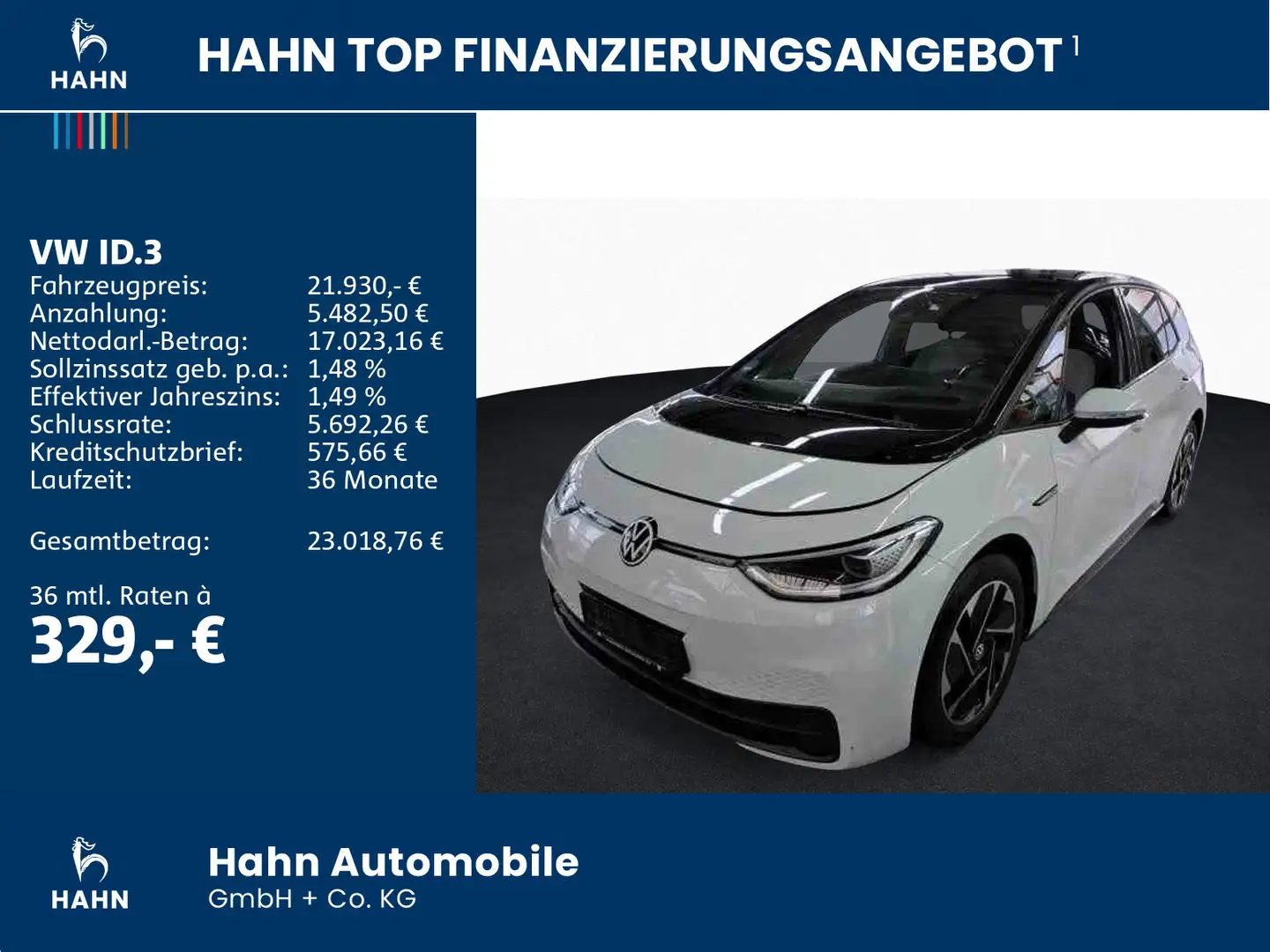 Volkswagen ID.3 Pro Performance Max DCC Matrix Pano Cam SHZ Weiß - 2