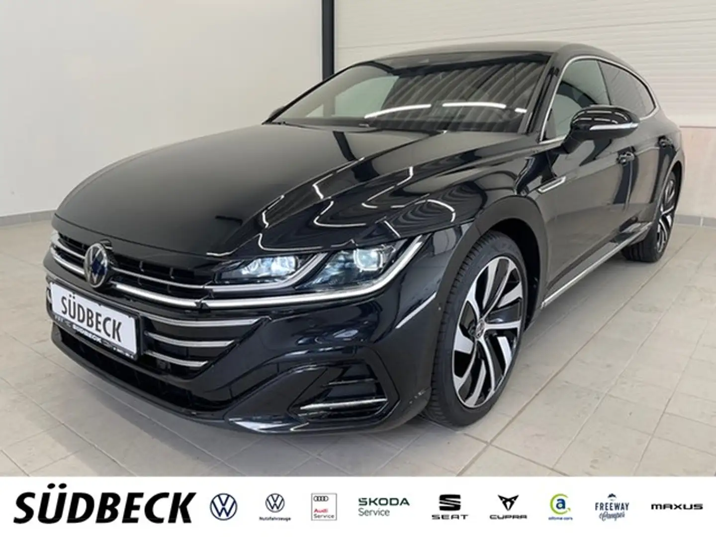 Volkswagen Arteon Shooting Brake 2.0 TDI R-Line 4Motion HUD+MATRI... Schwarz - 1