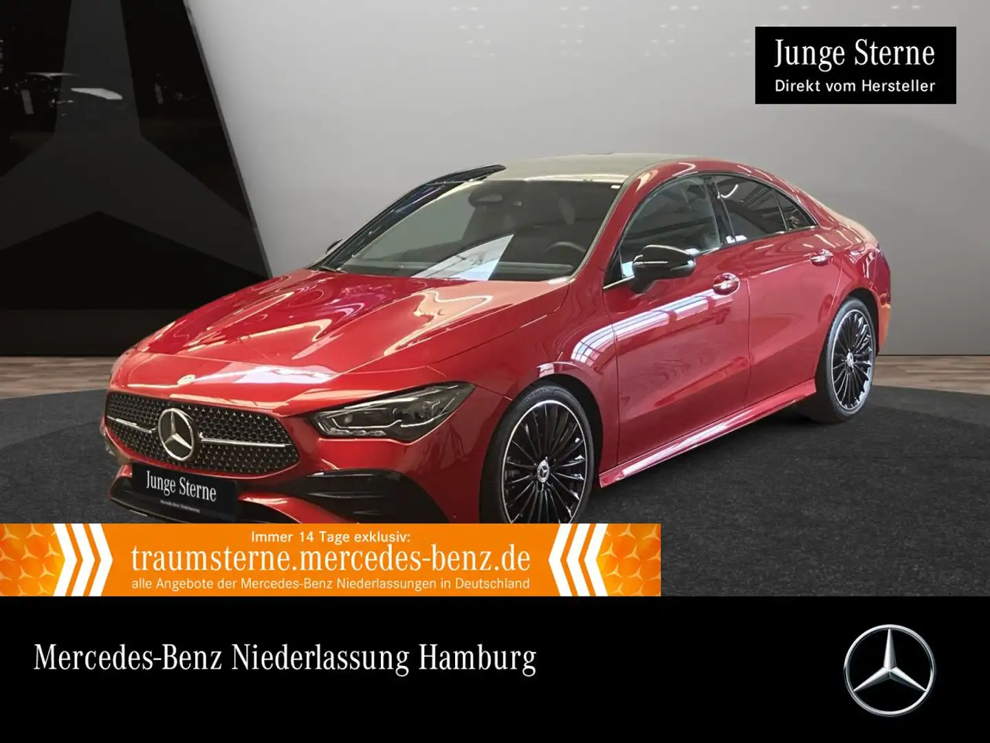 Mercedes-Benz CLA 250 4M AMG+NIGHT+PANO+MULTIBEAM+BURMESTER+TOTW Červená - 1