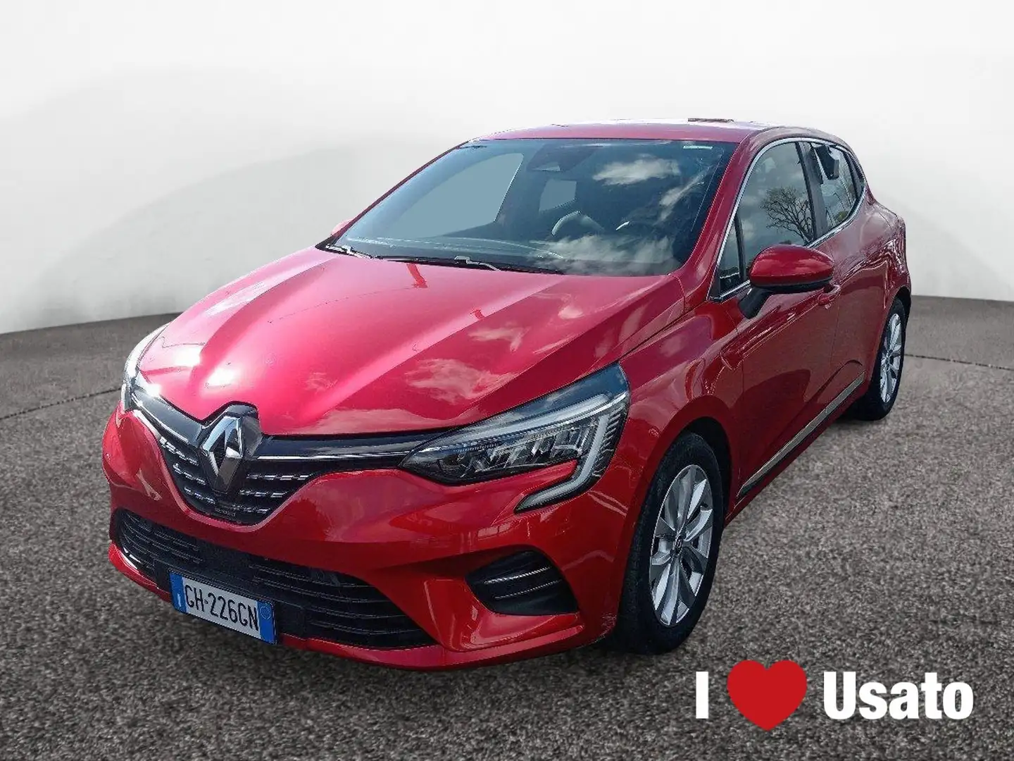 Renault Clio V 2019 1.6 E-Tech hybrid Intens 140cv auto my21 Rosso - 1