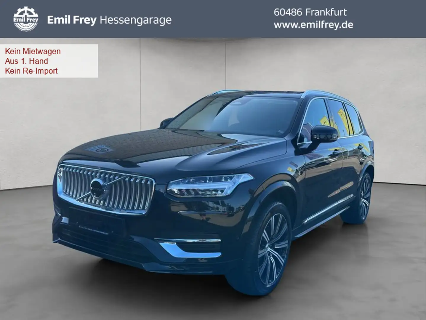 Volvo XC90 XC90 B5 AWD Plus-Bright 7S Glasd Standh 360° Leder Schwarz - 1