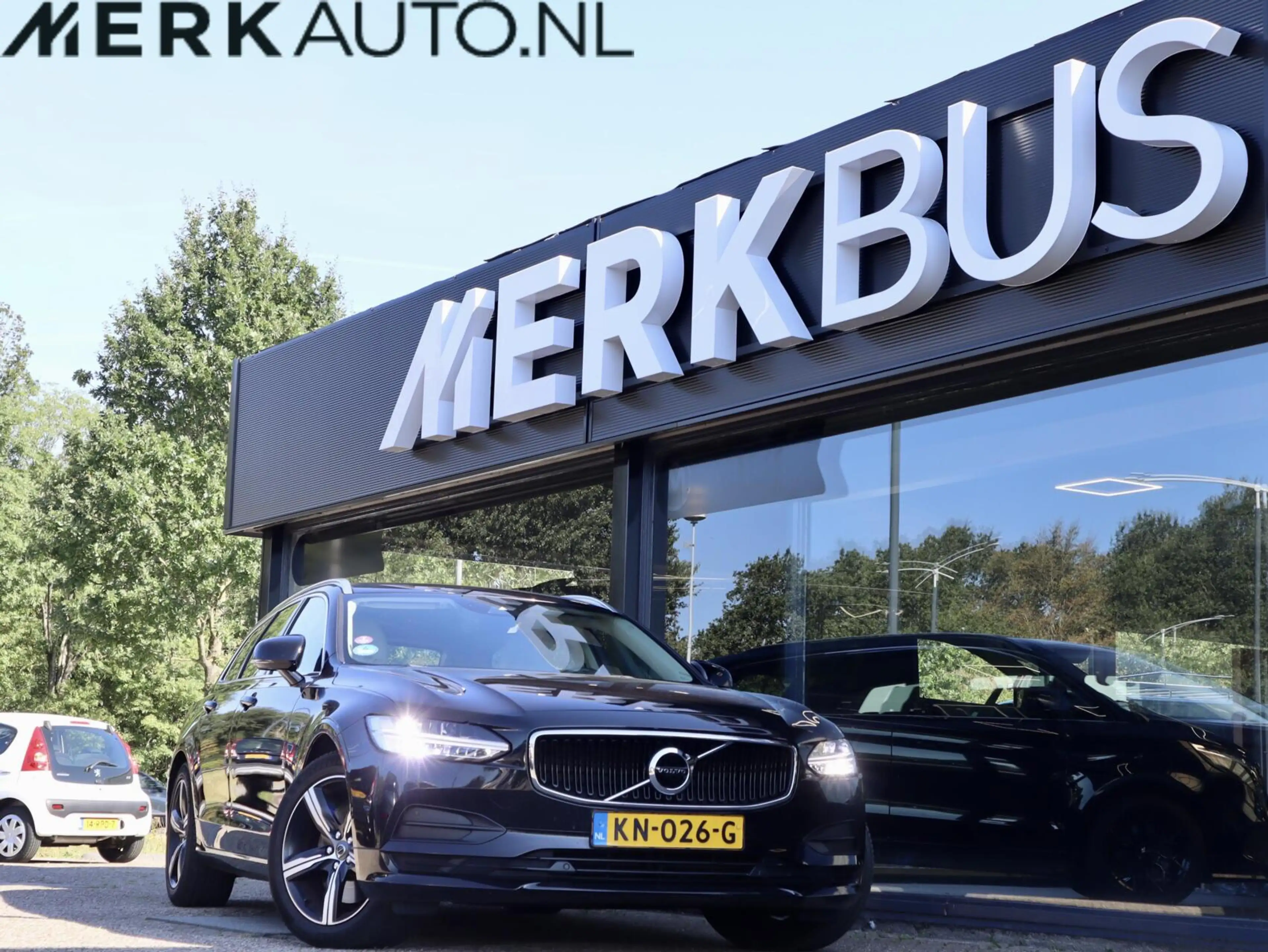 Volvo V90 2.0 T5 Momentum, Crème lederen bekleding