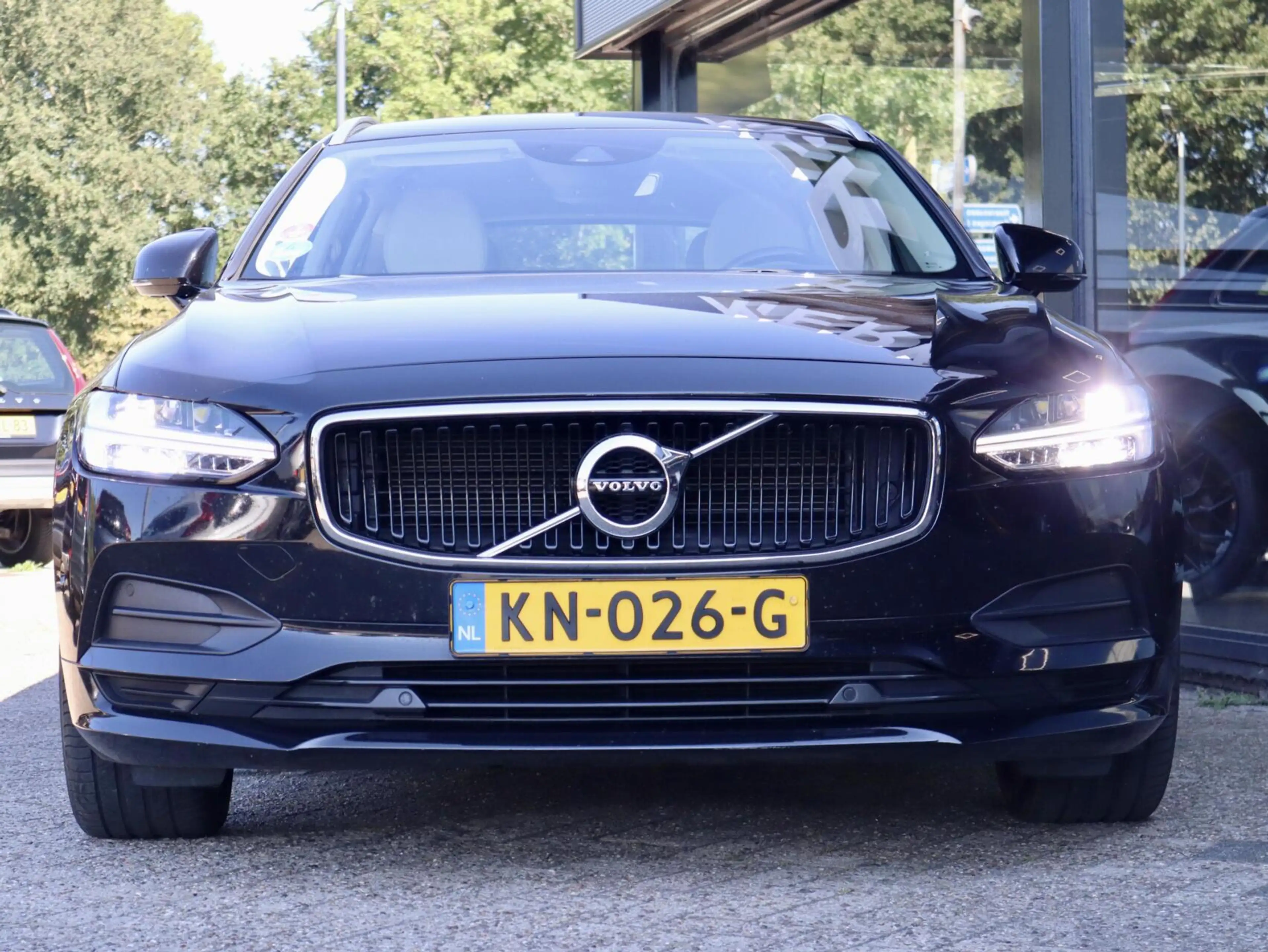 Volvo V90 2.0 T5 Momentum, Crème lederen bekleding — photo 8