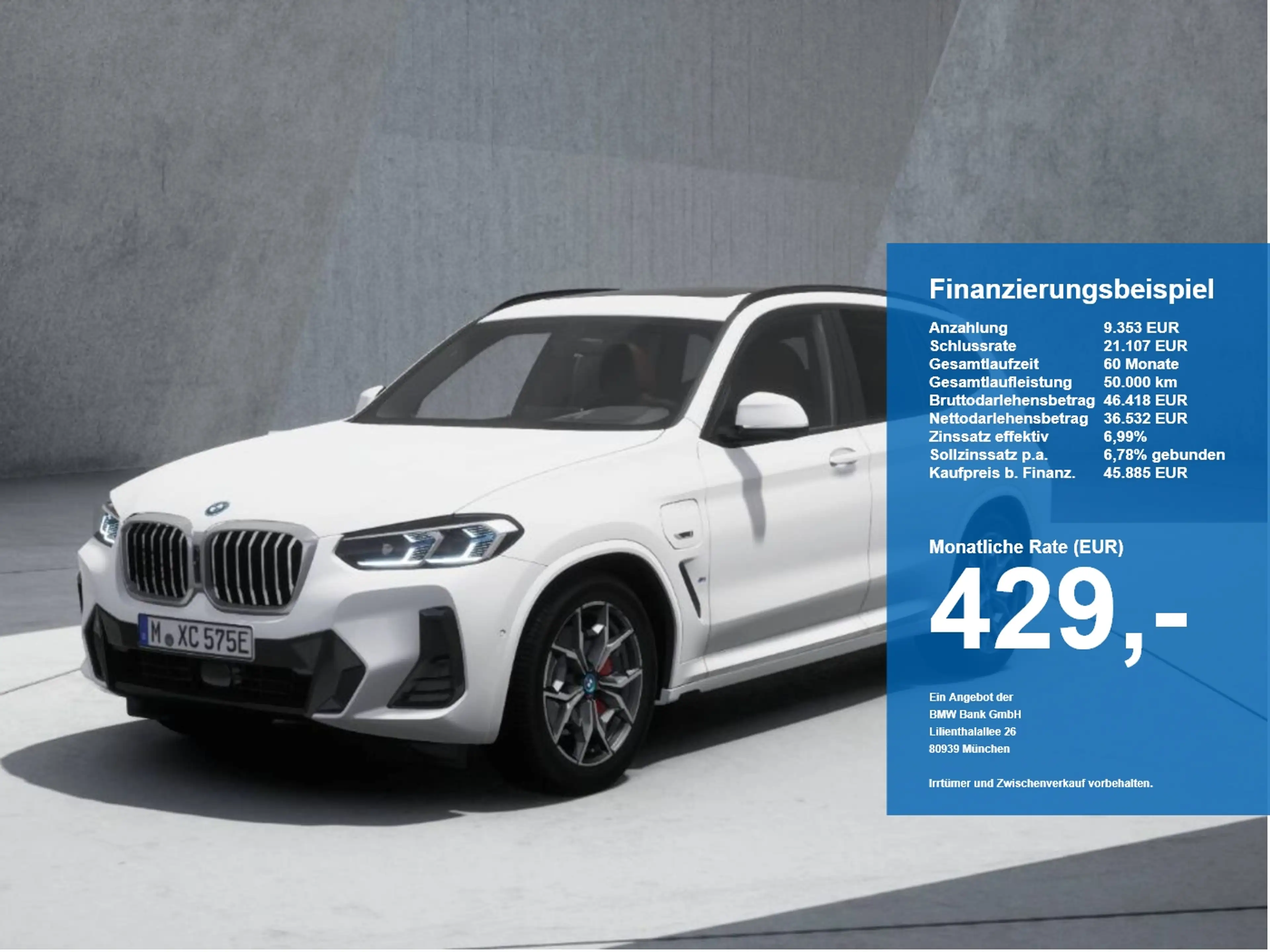 BMW X3 xDrive30e M-Sport ACC Laser PanoSD SpurAss