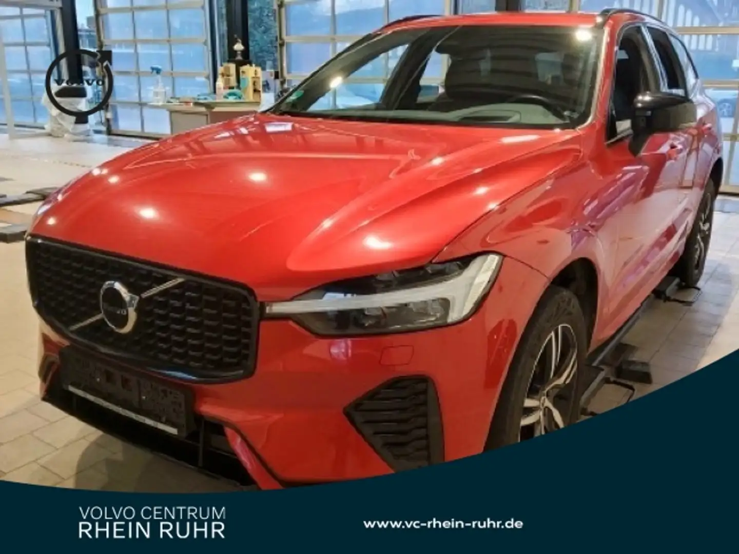Volvo XC60 B5 AWD R-Design+AHK+HEADUP+STANDHZ+PANO Rot - 1