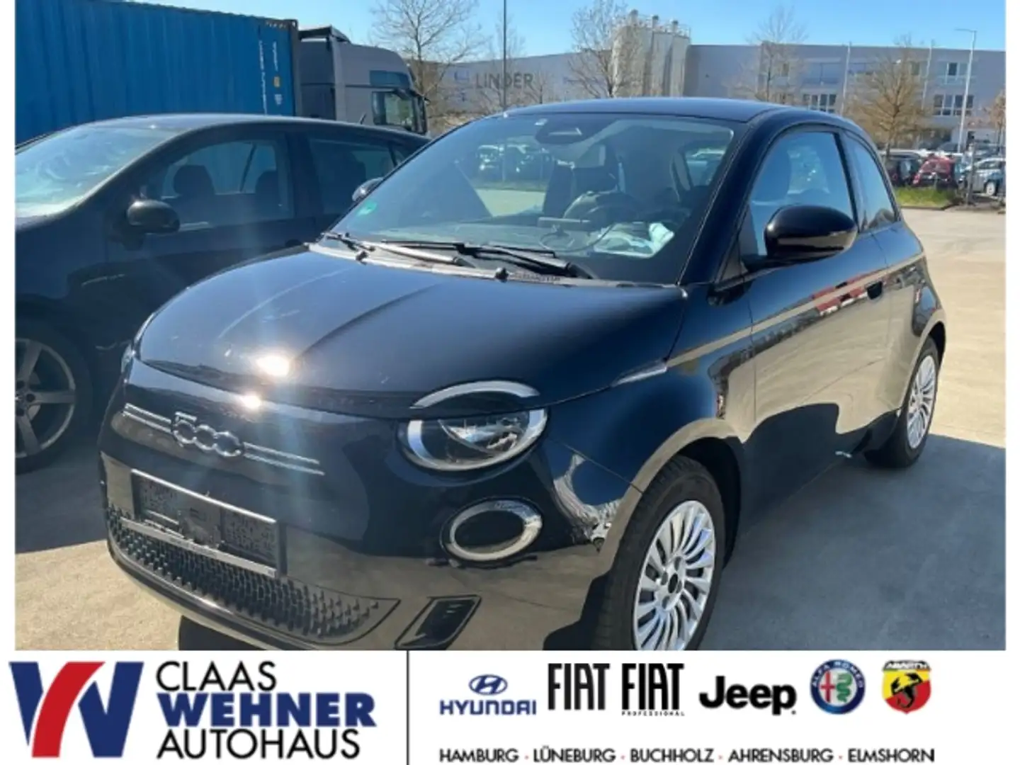 Fiat 500e Action MJ22 Radio & Winter-Paket UConnect Apple Ca Schwarz - 1