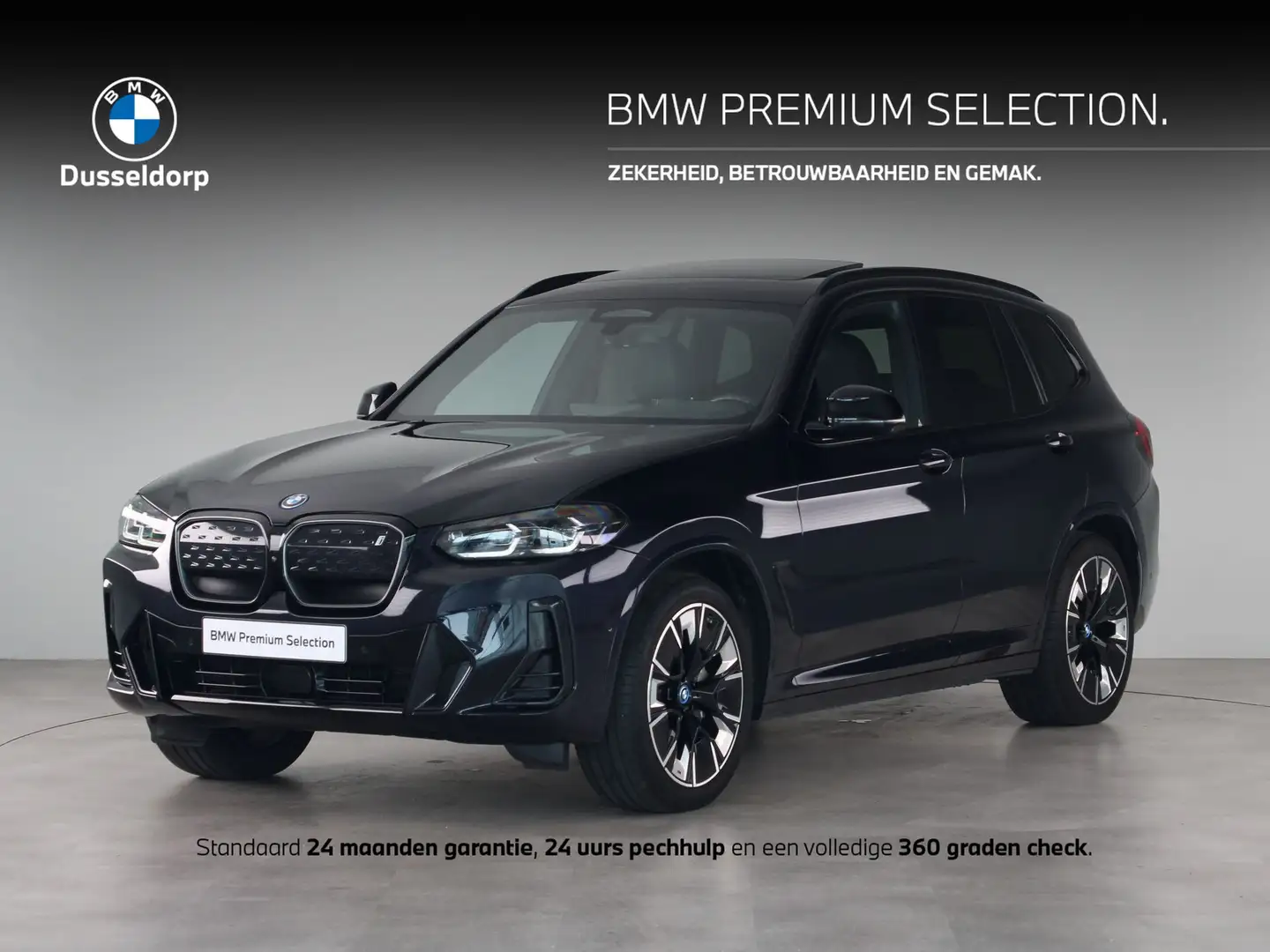 BMW iX3 High Executive 80 kWh Zwart - 1