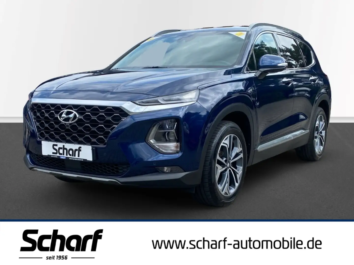 Hyundai SANTA FE 2.2 CRDi DPF, Premium 4WD Navi LHZ SHZ S/S Rückfah Blauw - 1