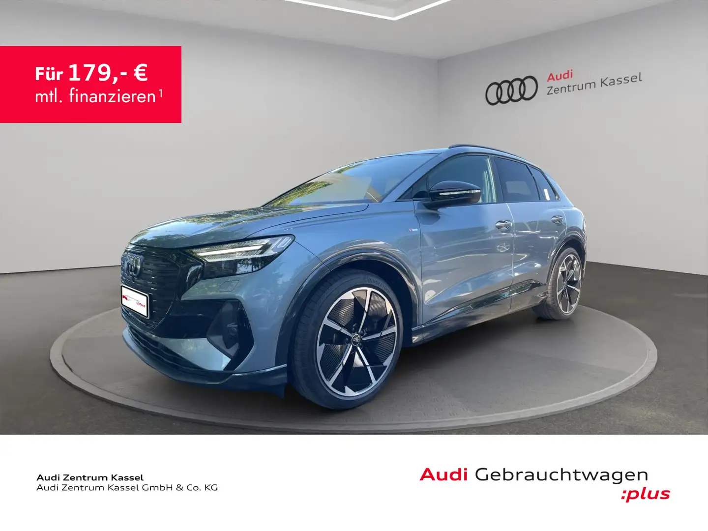 Audi 40 e-tron S line Matrix SONOS PDC+ AHK Bleu - 1