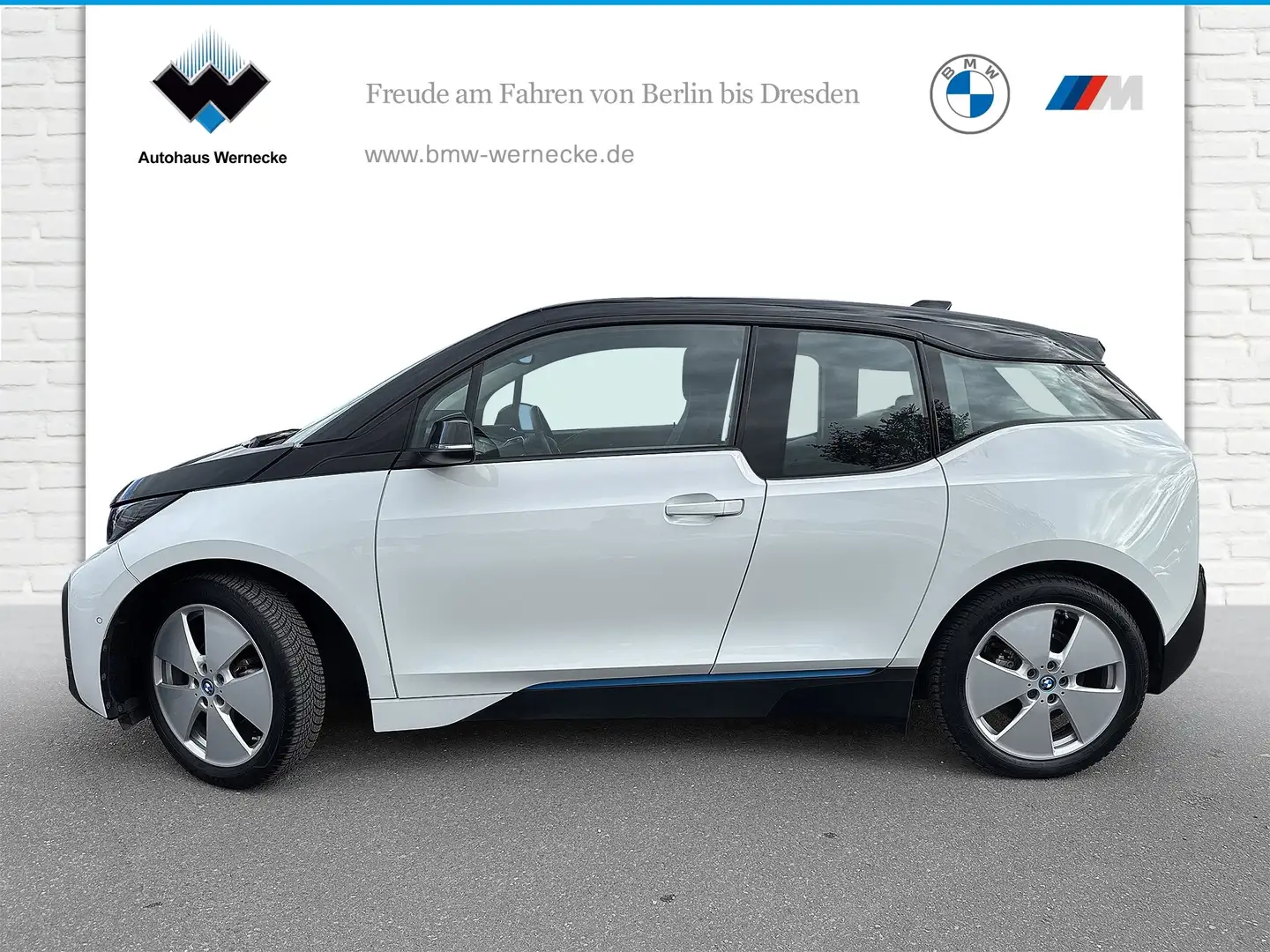 BMW i3 120Ah DAB RFK Navi Bus. Tempomat Klimaaut. Wit - 2