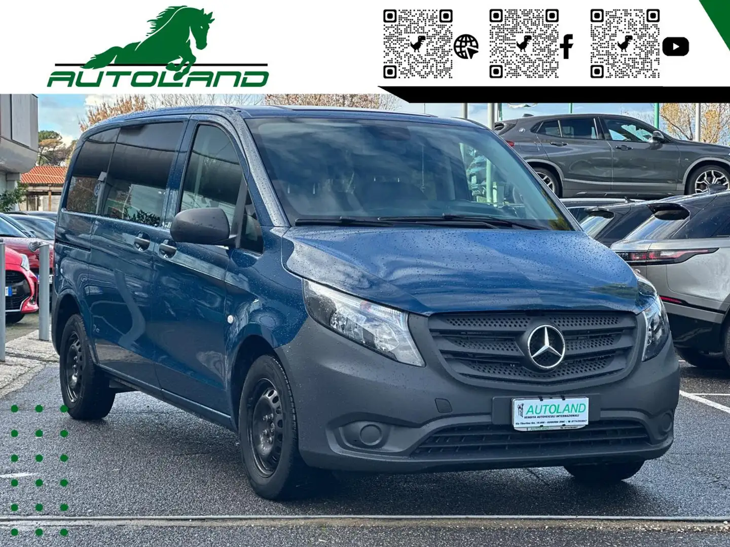 Mercedes-Benz Vito 1.6 CDI PC Mixto Compact*UniProprietario Azul - 2
