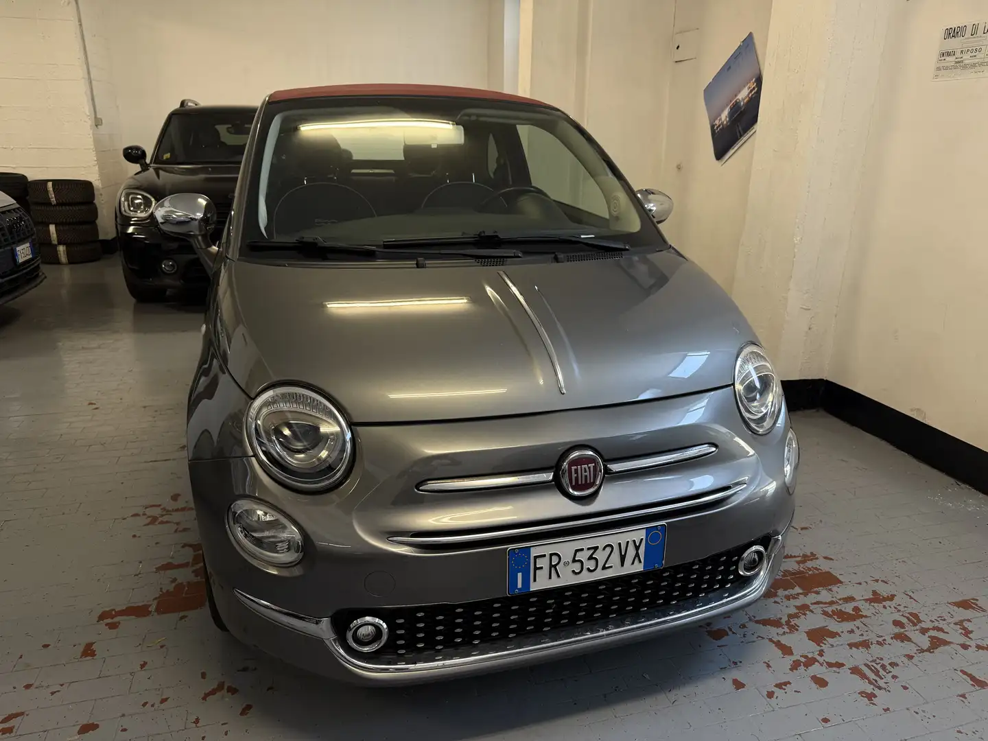 Fiat 500C 500C 1.2 Mirror s Gris - 1