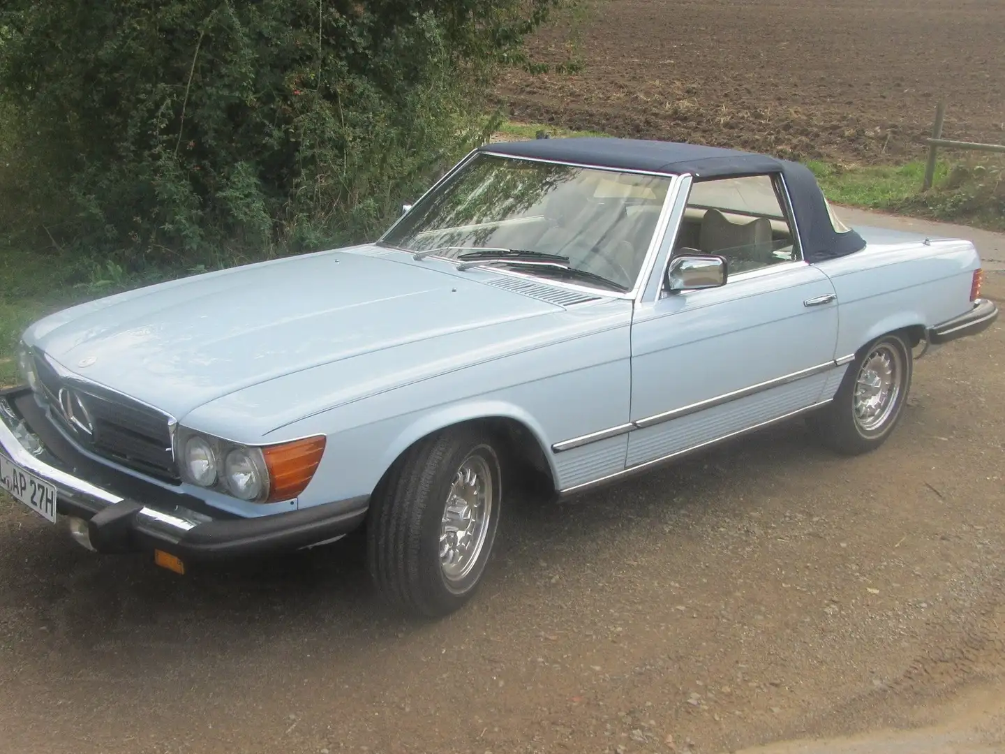 Mercedes-Benz 450 SL Bleu - 1