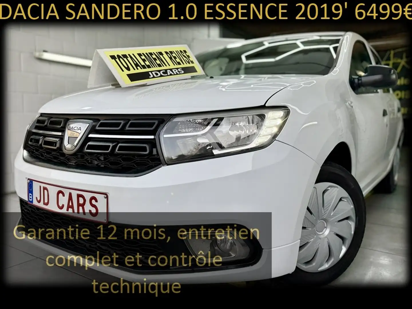 Dacia Sandero 1.0 ESSENCE 75 ‼️GARANTIE 1 AN CTOK‼️ Weiß - 1