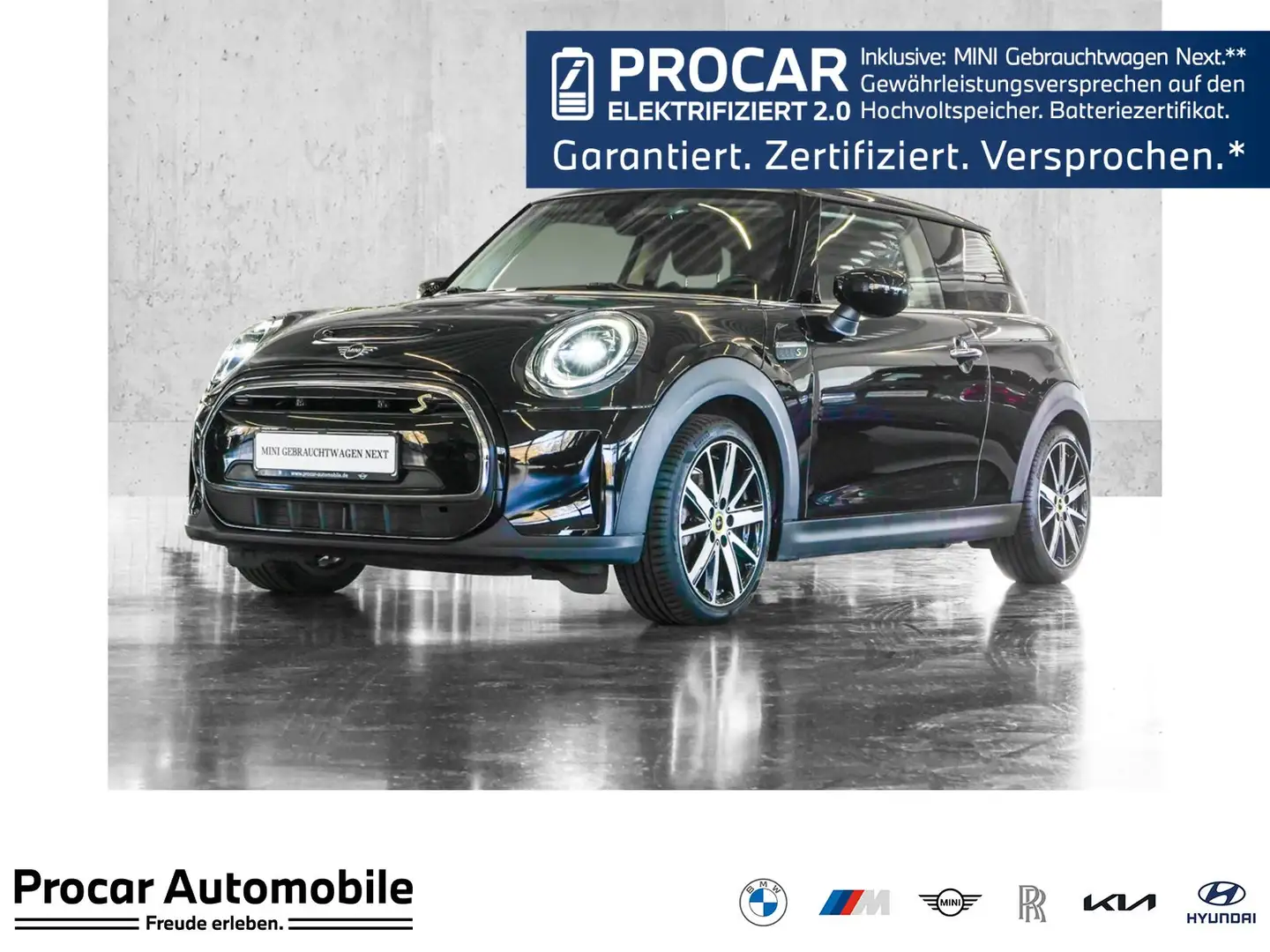 MINI Cooper SE Classic Trim Aut Nav LED Pano PDChi 16" Noir - 1