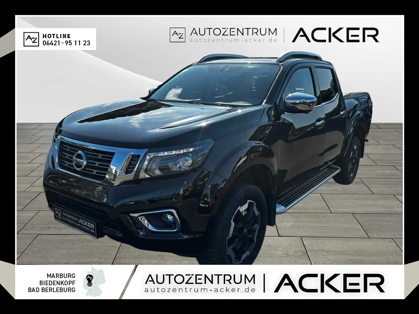Nissan Navara dCi 4WD DC 4x4 Tekna AHK/Leder/LED Schwarz - 1