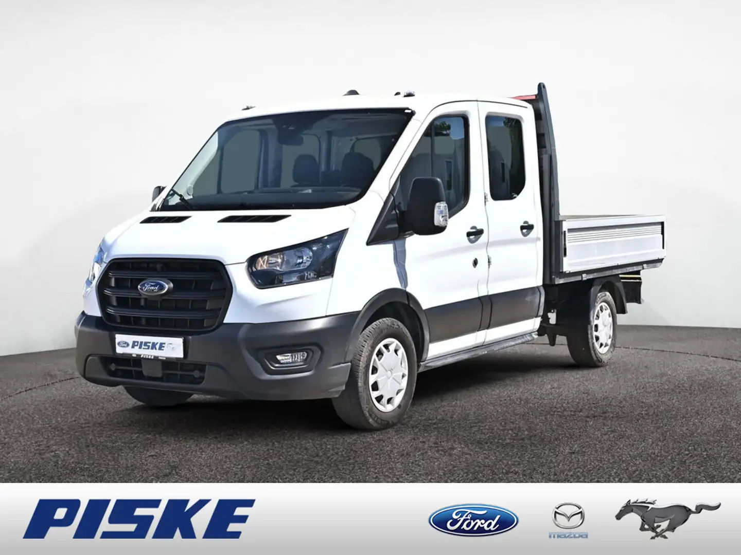 Ford Transit 350 L2 Trend Doka Pritsche Blanc - 1