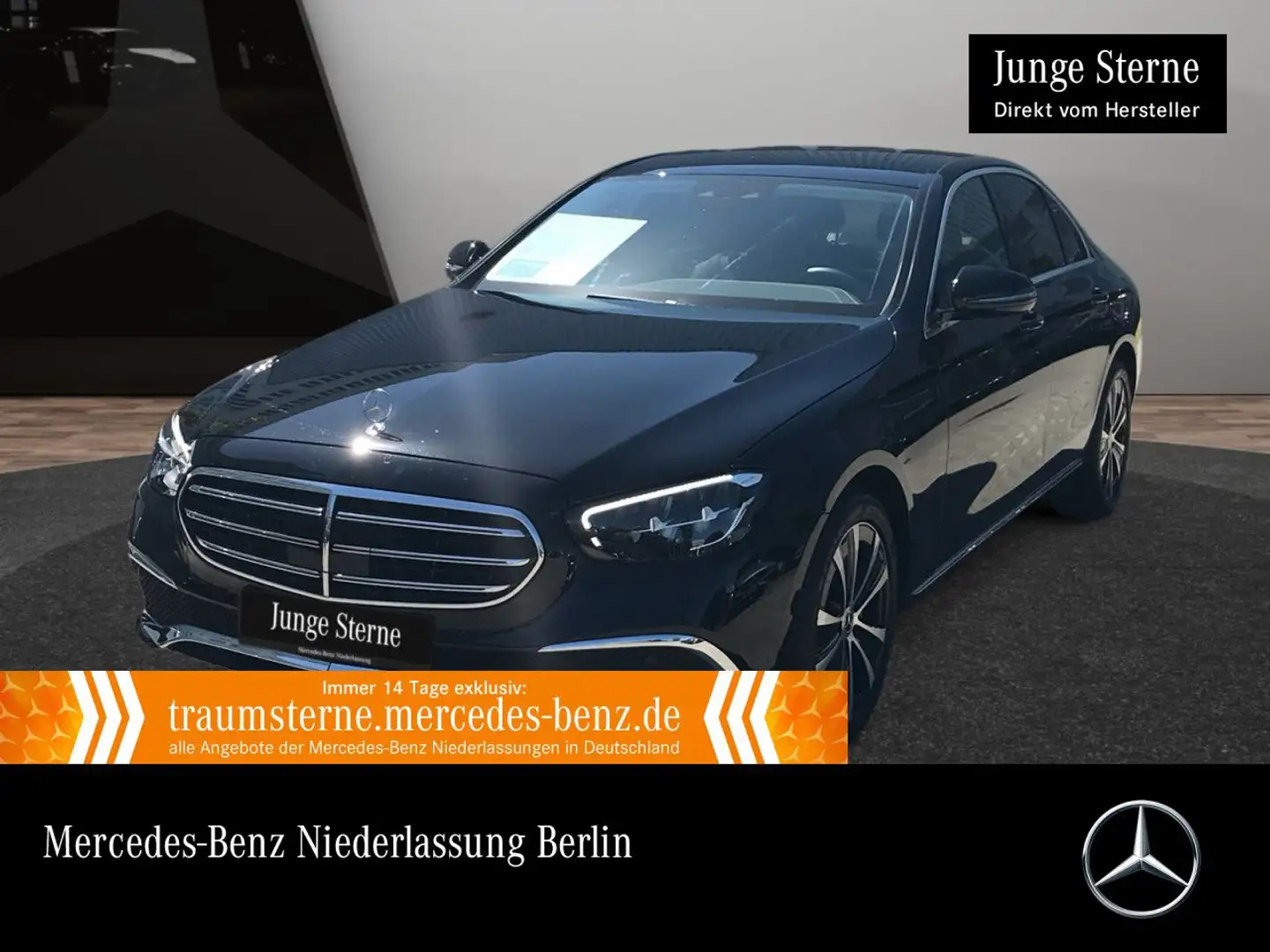 Mercedes-Benz E 300 e EXCLUSIVE+LED+FAHRASS+KAMERA+9G Zwart - 1