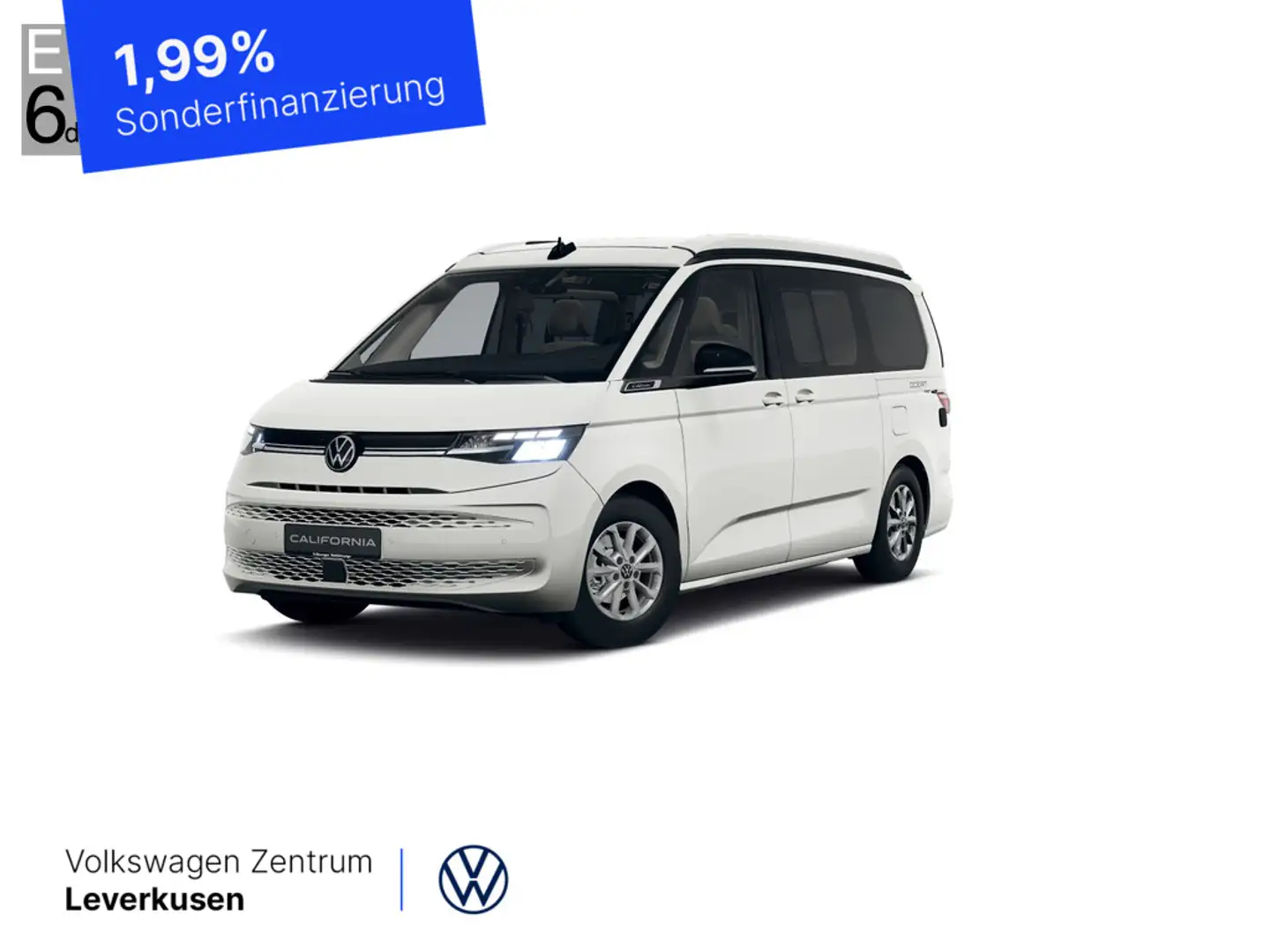 Volkswagen T7 California Ocean TDI LED VIRT STANDHZ SHZ Weiß - 1