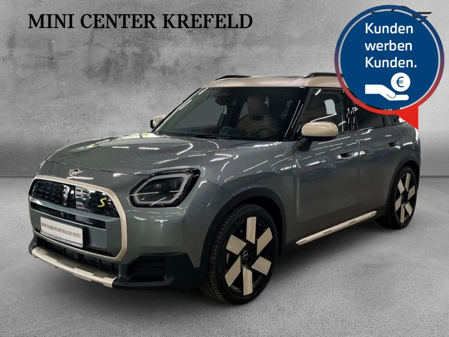 MINI Cooper SE Countryman Favoured Trim PAKET XL 20'' AHK HuD 360°NAVI Grün - 1