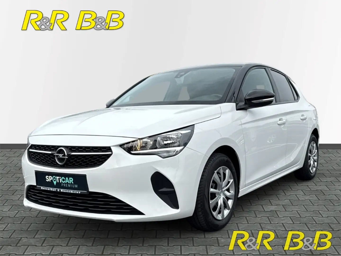 Opel Corsa F Edition 1.2 EU6d LED Apple CarPlay Android Auto Blanc - 1
