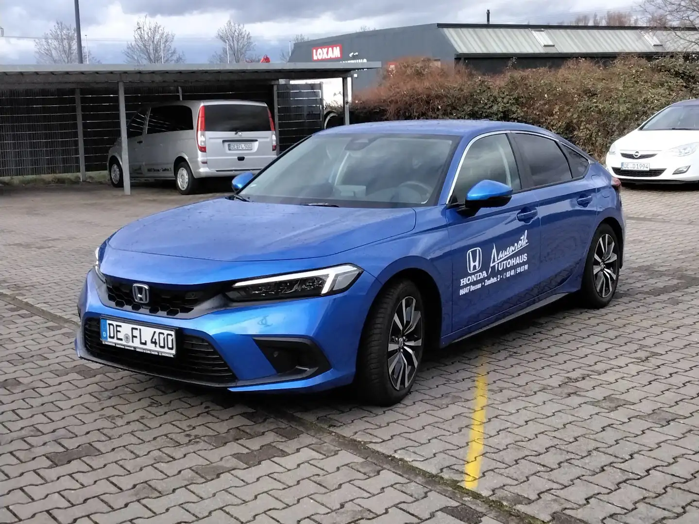 Honda Civic e:HEV 2.0 i-MMD Hybrid Elegance Blau - 1
